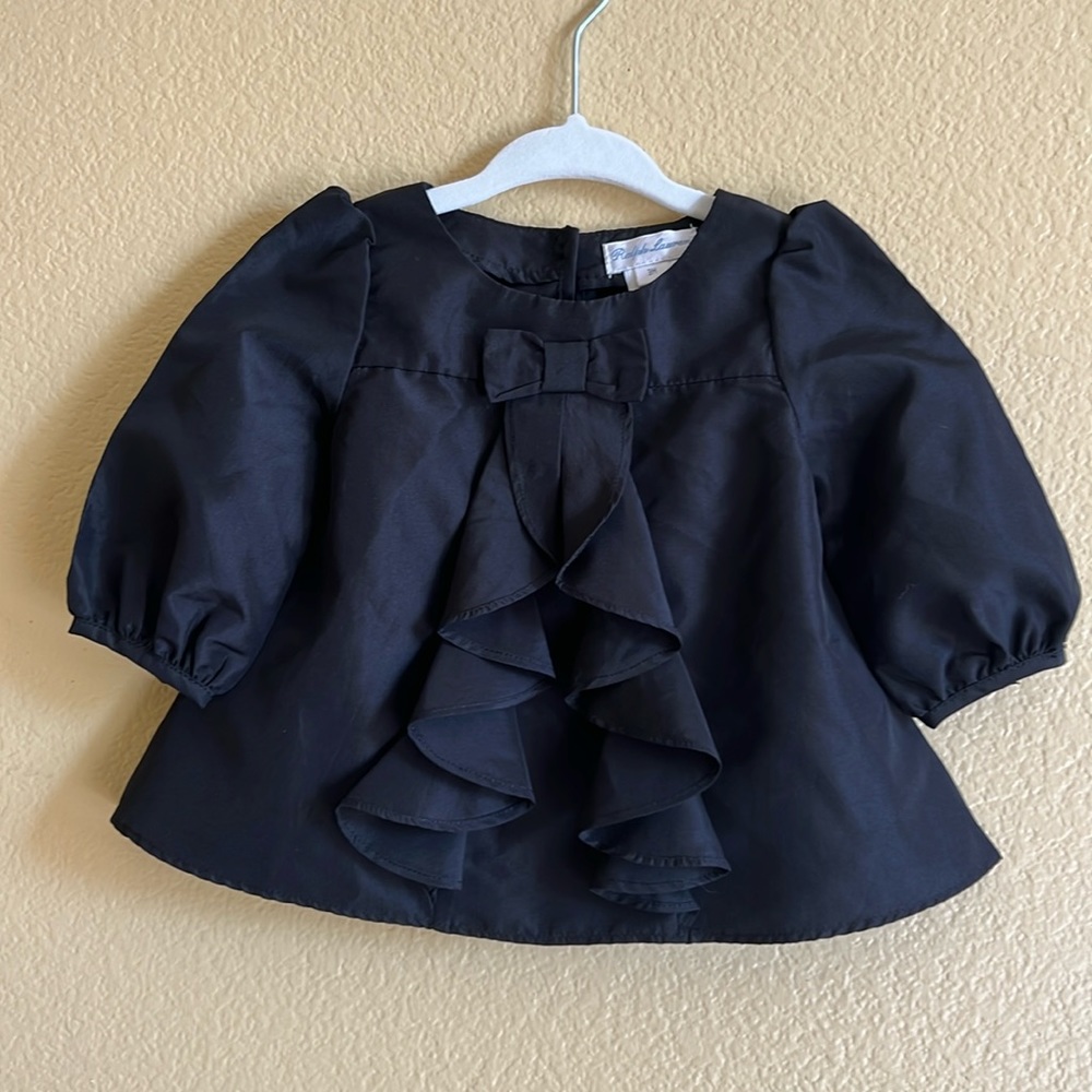 Black Ralph Lauren Top size 3M